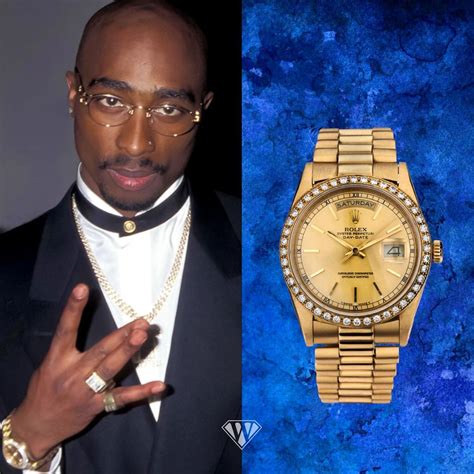 tupac rolex day date